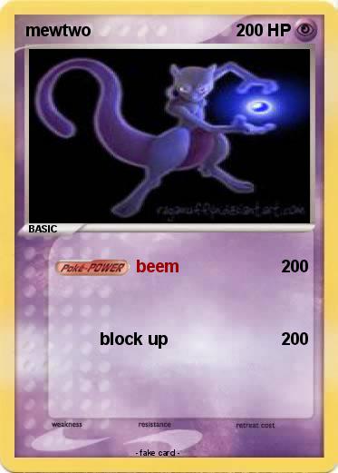 Pokemon mewtwo