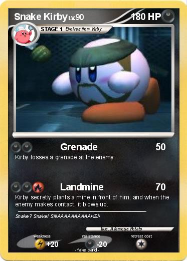 Pokemon Snake Kirby