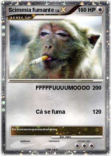 Pokemon Scimmia fumante