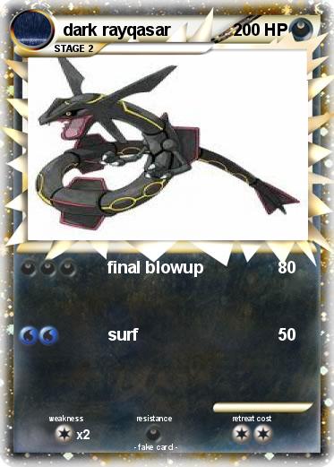 Pokemon dark rayqasar