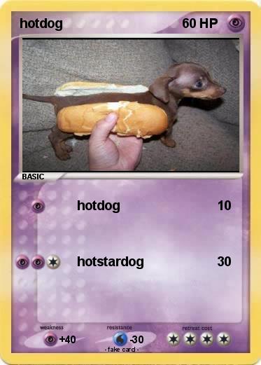 Pokemon hotdog