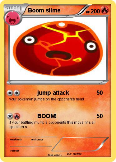 Pokemon Boom slime