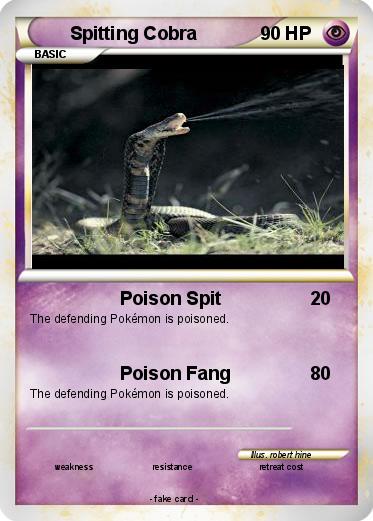 Pokemon Spitting Cobra