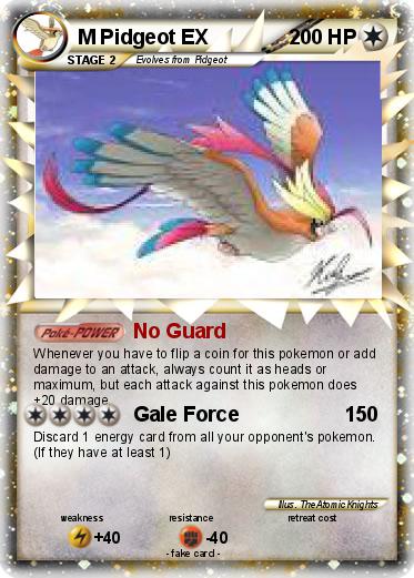 Pokemon M Pidgeot EX