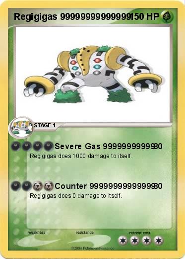 Pokemon Regigigas 99999999999999