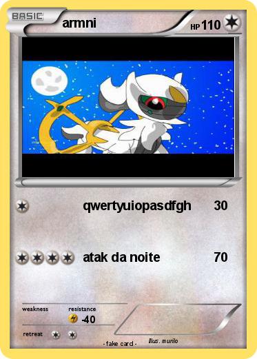 Pokemon armni
