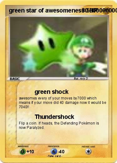 Pokemon green star of awesomeness 5000000000000000hp