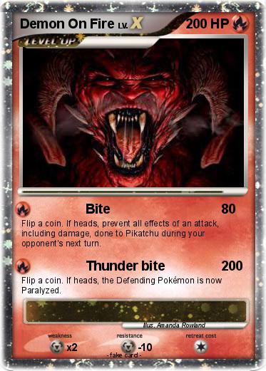 Pokemon Demon On Fire