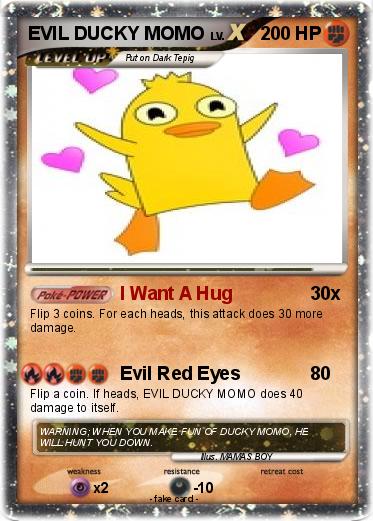 Pokemon EVIL DUCKY MOMO