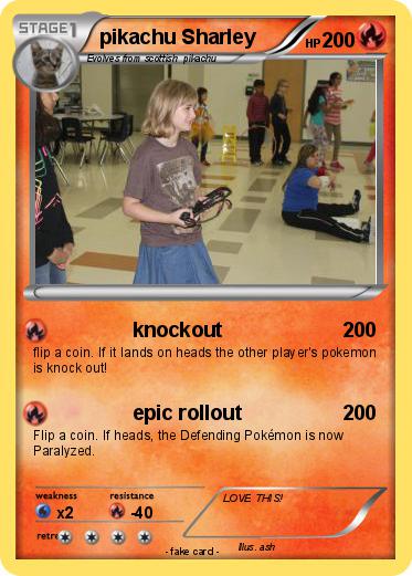 Pokemon pikachu Sharley