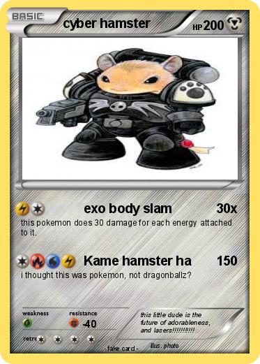 Pokemon cyber hamster
