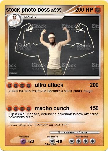 Pokemon stock photo boss
