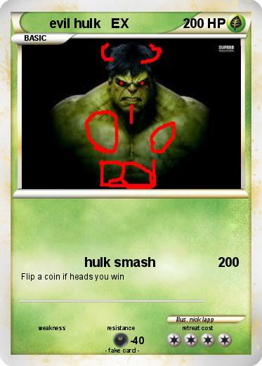 Pokemon evil hulk   EX