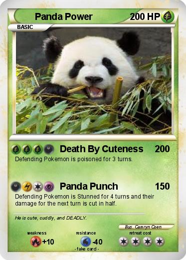 Pokemon Panda Power