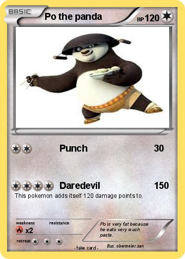 Pokemon Po the panda