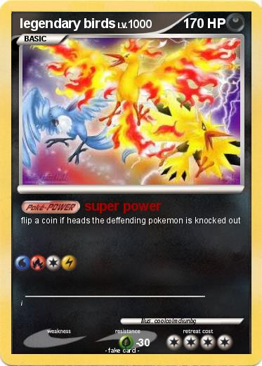 Pokemon legendary birds