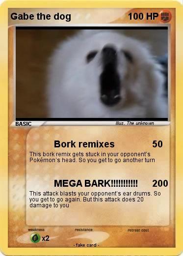 Pokemon Gabe the dog