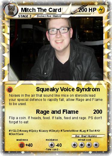 Pokemon Mitch The Card