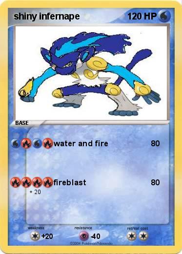 Pokemon shiny infernape