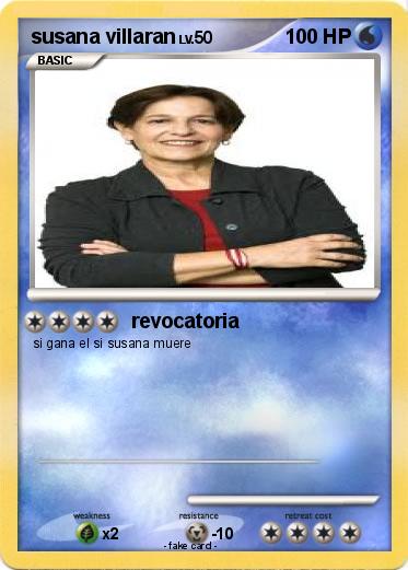 Pokemon susana villaran