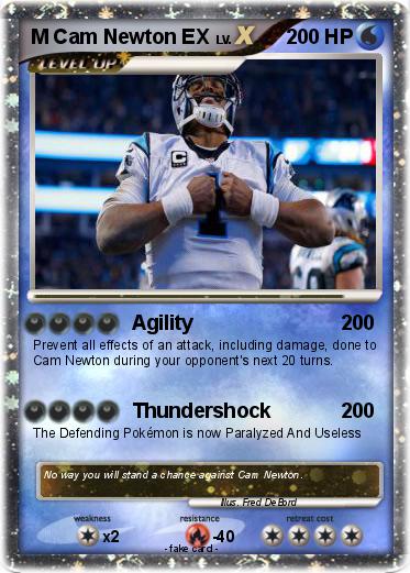 Pokemon M Cam Newton EX