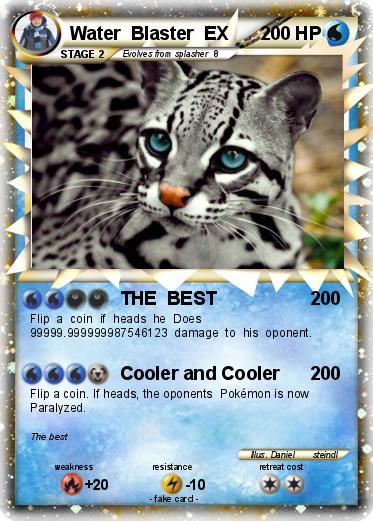 Pokemon Water  Blaster  EX