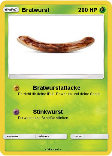 Pokemon Bratwurst