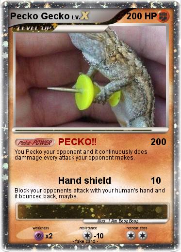 Pokemon Pecko Gecko