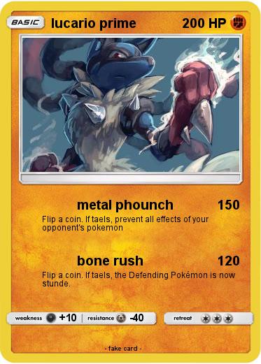 Pokemon lucario prime
