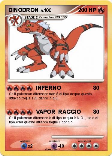 Pokemon DINODRON