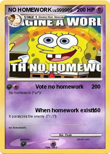 Pokemon NO HOMEWORK