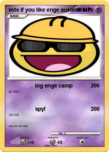 Pokemon vote if you like enge ausome face