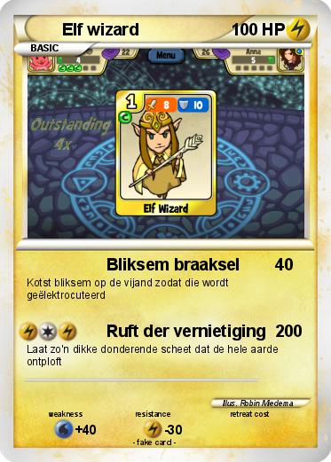 Pokemon Elf wizard