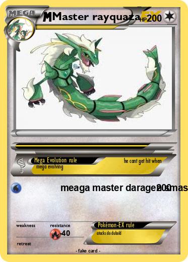 Pokemon Master rayquaza