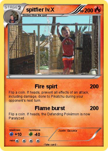 Pokemon spitfier lv.X