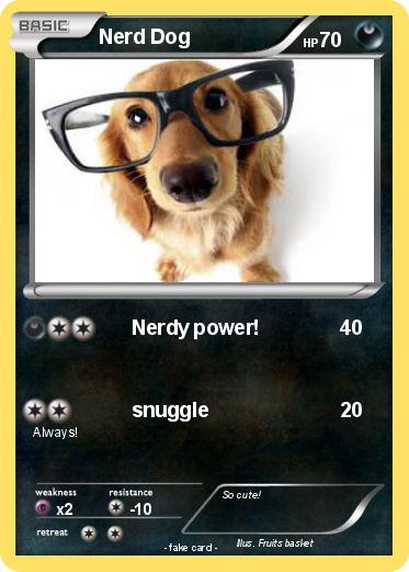Pokemon Nerd Dog