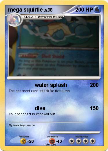 Pokemon mega squirtle