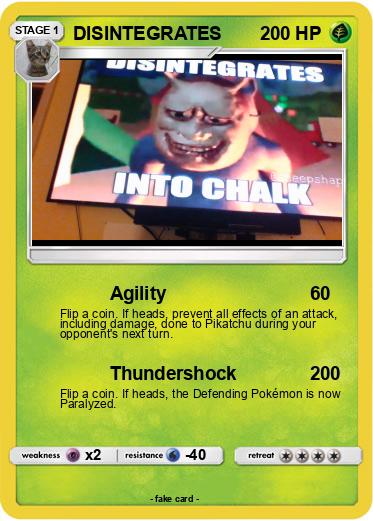 Pokemon DISINTEGRATES