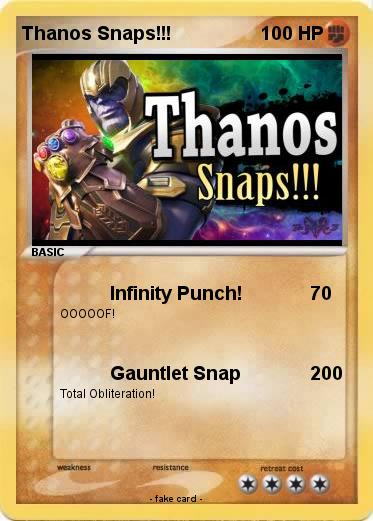Pokemon Thanos Snaps!!!