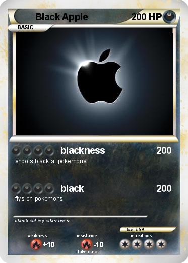 Pokemon Black Apple