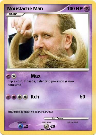Pokemon Moustache Man
