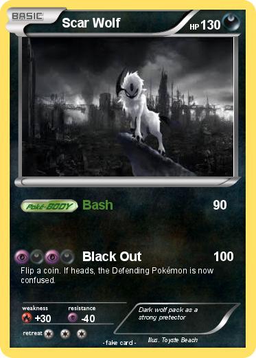 Pokemon Scar Wolf