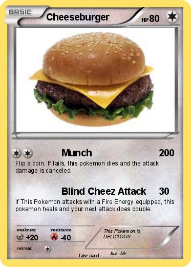Pokemon Cheeseburger