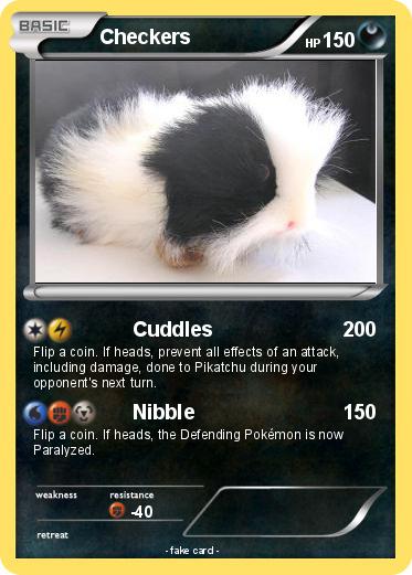 Pokemon Checkers