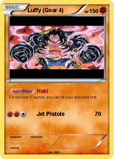 Pokemon Luffy (Gear 4)