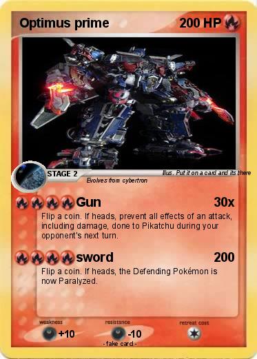 Pokemon Optimus prime