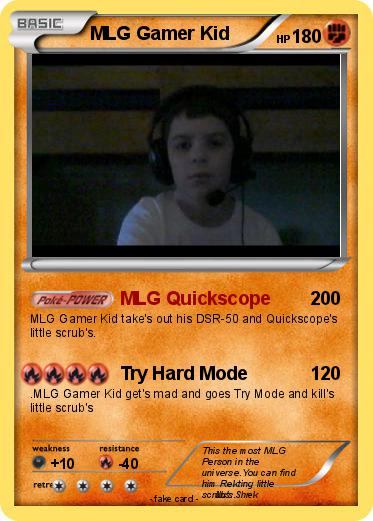 Pokemon MLG Gamer Kid