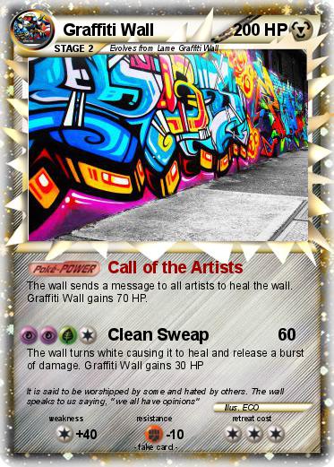 Pokemon Graffiti Wall