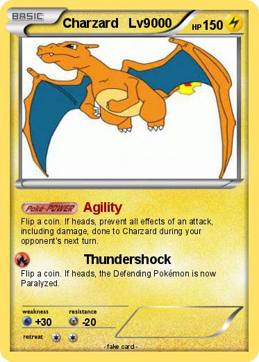 Pokemon Charzard   Lv9000