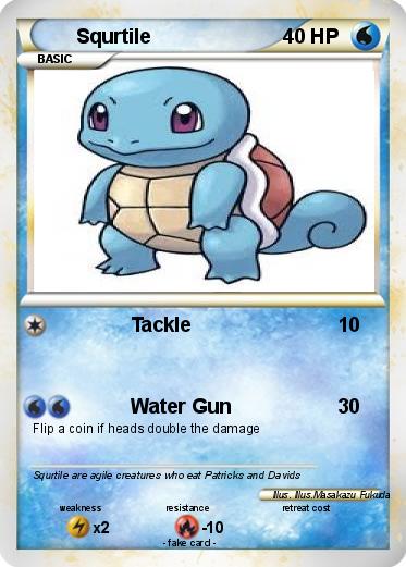 Pokemon Squrtile
